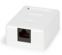Компьютерная розетка RJ-45 Cat.5e. 1-портовая CADENA