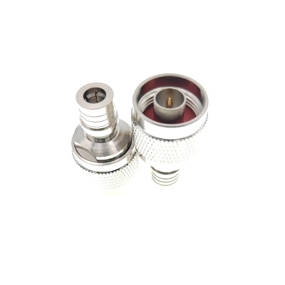 ВЧ-адаптер, переходник  N(male)-QMA(male)