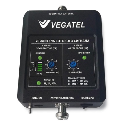 Репитер Vegatel VT-1800 (LED) Репитер Vegatel VT-1800 (LED)